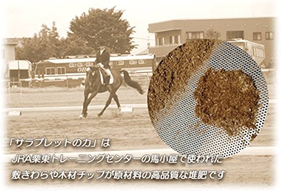 堆肥：サラブレッドの力（馬の堆肥）20リットル入り4袋セット[完熟たい肥]